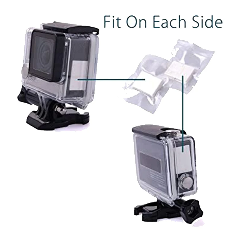 Anti Fog Inserts Reusable Moisture Absorbing Strips for Underwater Dive Case for GoPro DJI AKASO SJCAM Action Camera Accessories