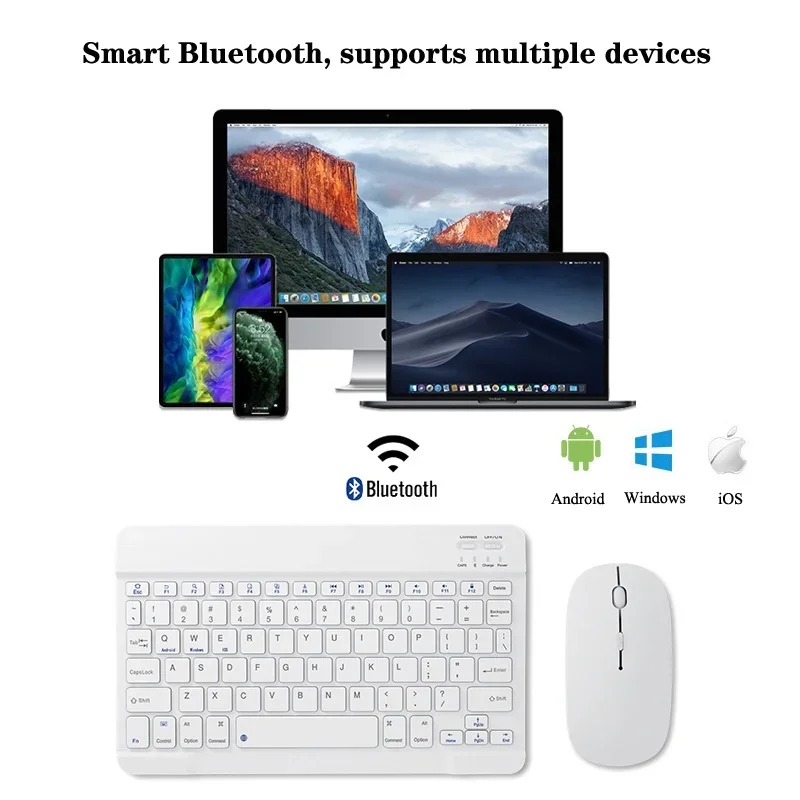 Universal Wireless Keyboard for iPad Air 11 13 M3 10th Gen A16 Tablet Keyboard And Mouse for iPad 11th 11 inch Pro