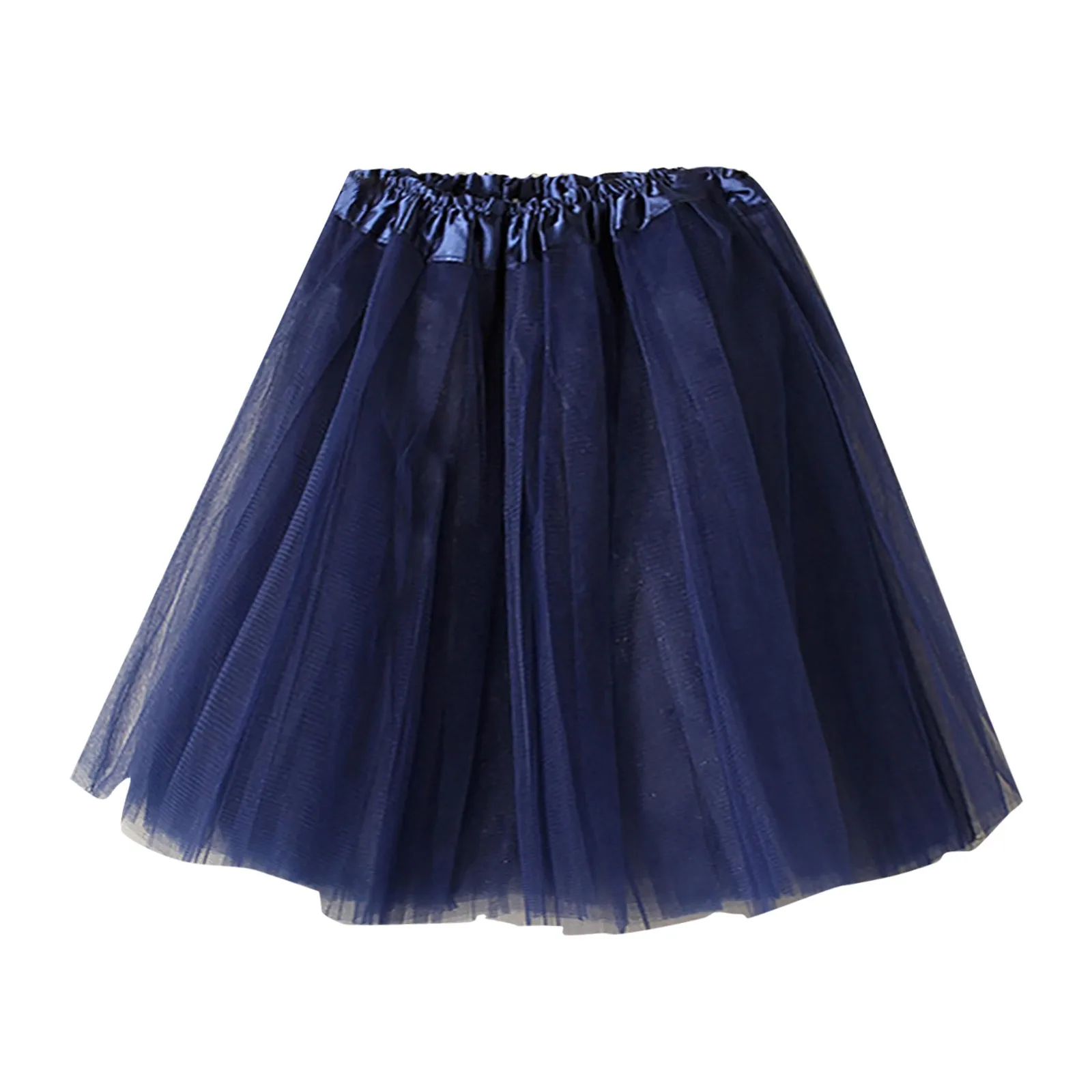 Ladies Soild Color Dress Short Fashion Pleated TUTU Dance Skirt Summer Women Skirt Streetwear 6