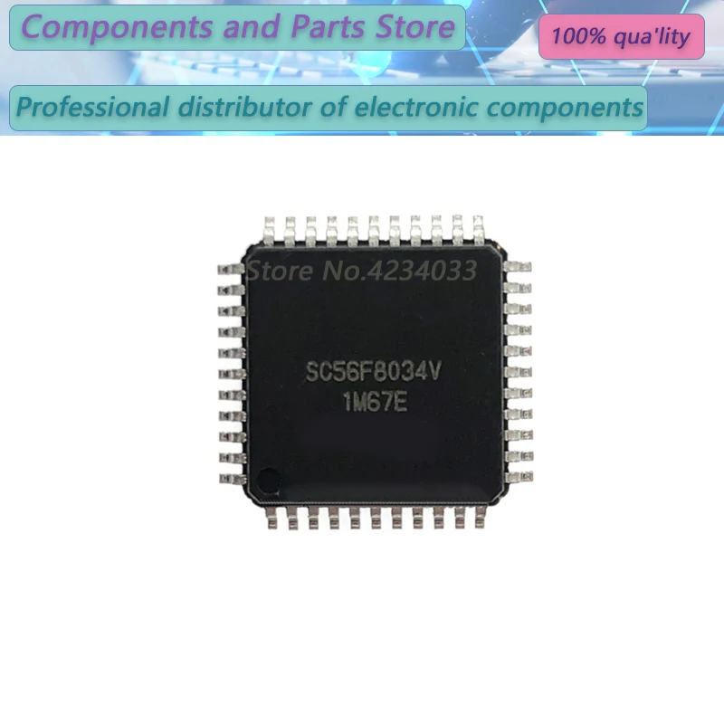 

1pcs 100% New SC56F8034V SC56F80 QFP44 Geïntegreerde Chip Originele Nieuwe