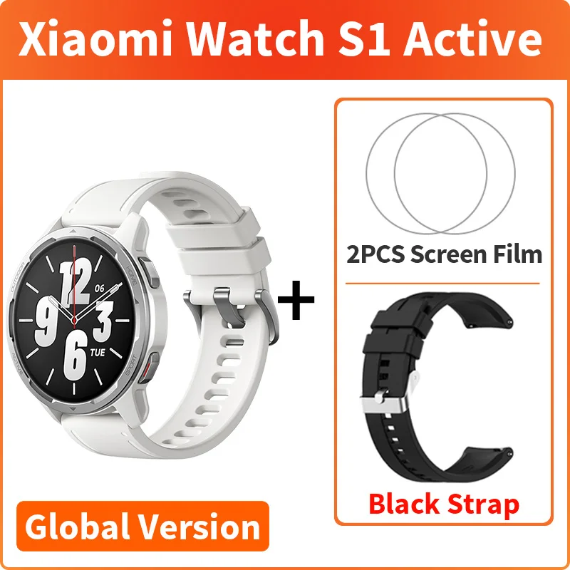 Xiaomi Watch S1 Active Global Version Smart Watch GPS Blood Oxygen 1.43" AMOLED Display Bluetooth 5.2 Phone Calls Mi SmartWatch 