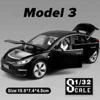 1:32 Tesla MODEL X  MODEL 3 MODEL S Alloy car models, toys, gifts, and ornaments 1