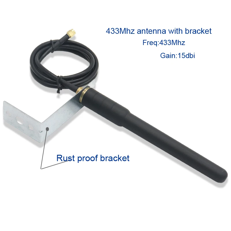 5G 4G LTE 3G GSM 433Mhz WiFi 라우터 신호 부스트용 벽 브래킷 SMA 안테나 Lora Omni WiFi 카드