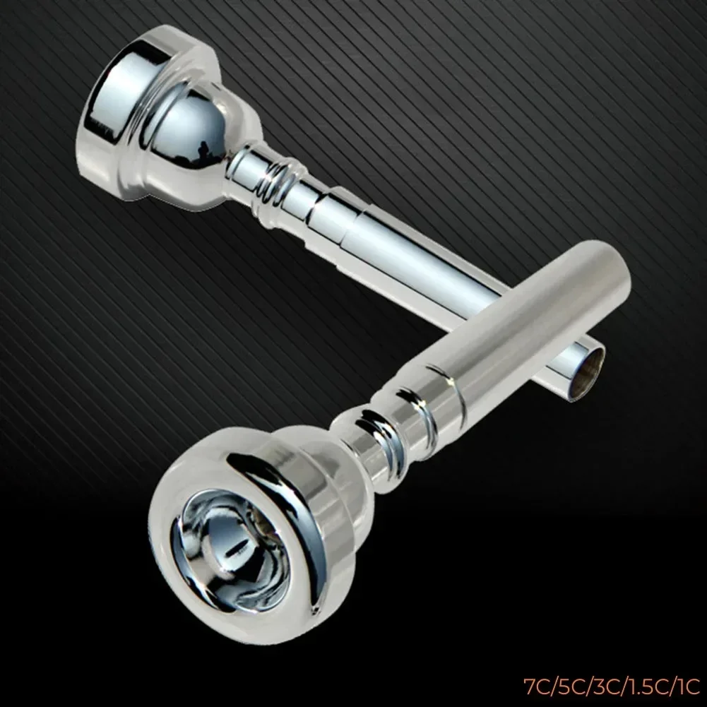 Trumpet Mouthpiece 7C 5C 3C 1.5C Size Pro Silver/Gold Plated Copper Musical Brass Instruments Trumpet Accessories