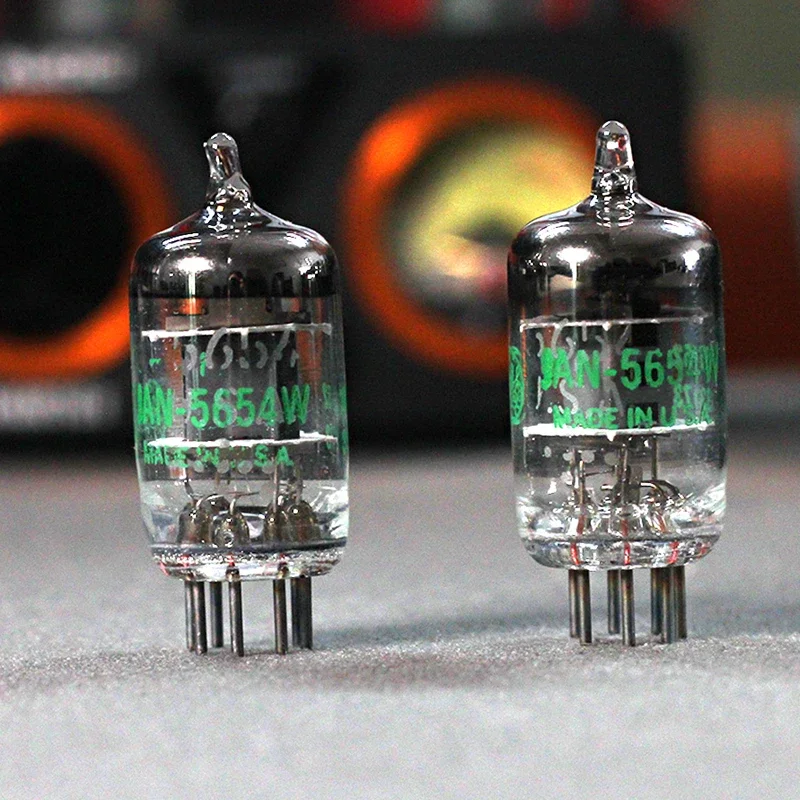 2PCS 5654W 5654 Vacuum Tube Valve Vacuum Electronic Tube Pairing For Audio Tube PreAmp 2