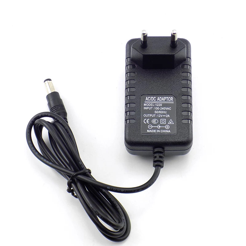 DC 12V 2A Switching Power Supply AC110V~220V 2000ma LED Adapter For Camera CCTV Router J17