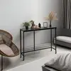 41” Classic Console Table for Entryway, Modern Sofa Table for Living Room, Industrial Sofa Console Table, Snack Entrance Table 5