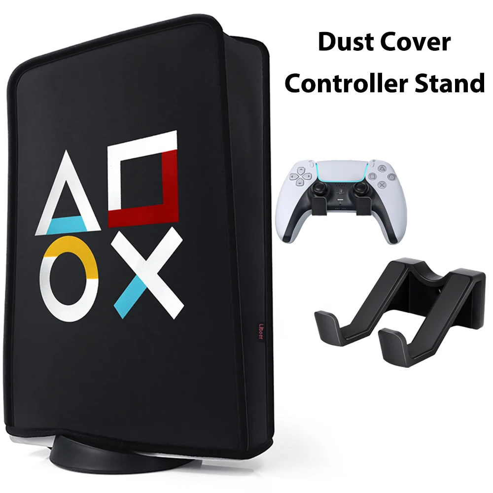 Dustproof Antiscratch Cover for PS5 Console Digital Disc Edition Wall