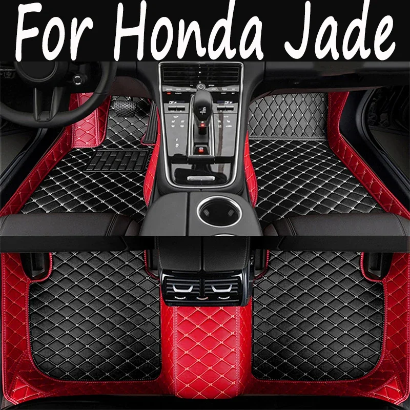 Tappetini Per Auto Per Honda Jade Fr4 Fr5 2013 ~ 2020 Set Di Tappetini In Pelle Di Lusso Tappeto Tappetini Per Auto Ricambi Interni Accessori Per Auto