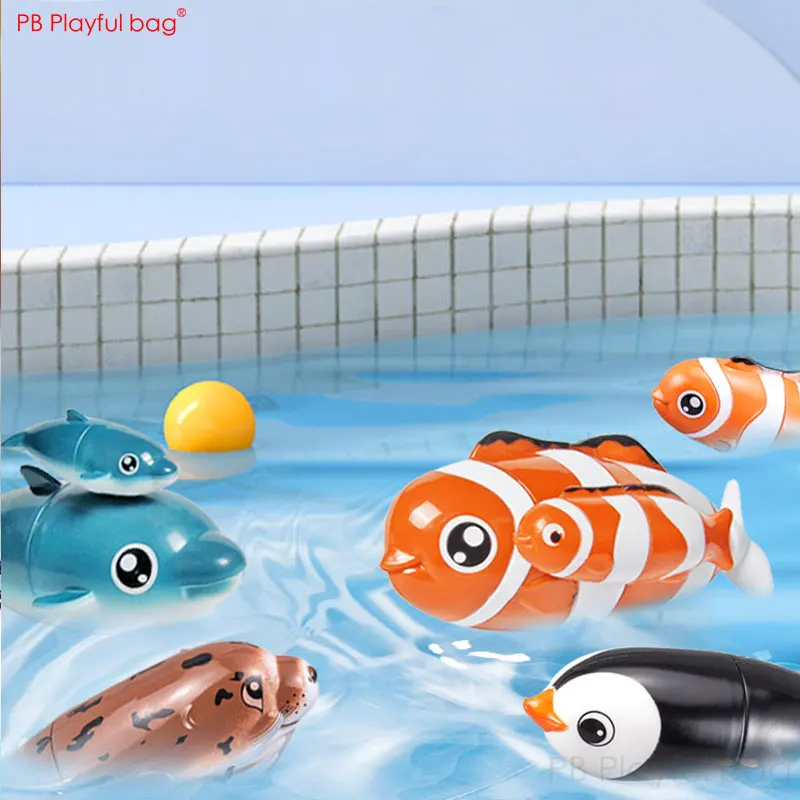 Swimming Octopus Kids Bath toys Electric dolphin penguin Baby Bathing toys Summer Swimming pool entertainment AC73