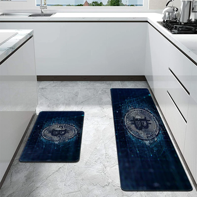 

Bitcoin Kitchen Carpet in the Bathroom Mat Doormat Entrance Floor Mats Bath Rugs Living Room Colorful Carpets Anime Rug Doormats