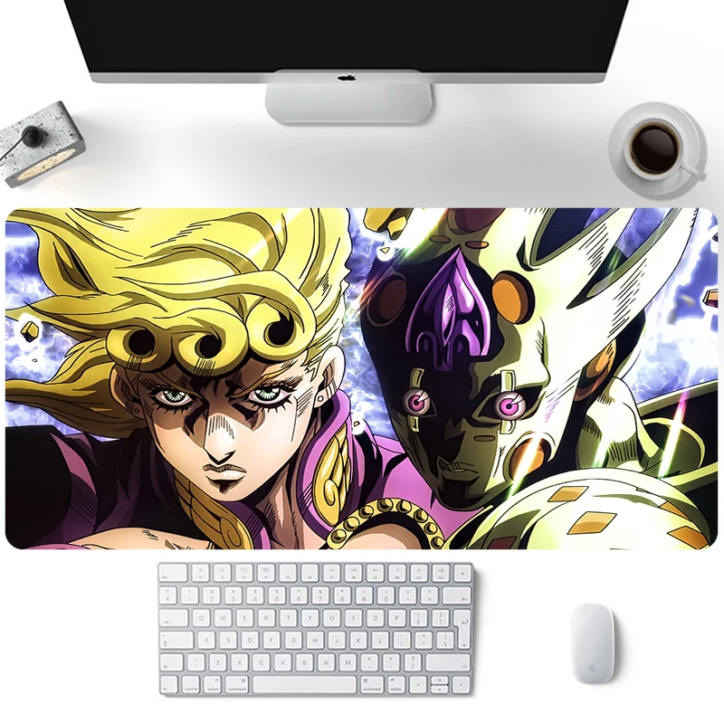 

Mouse Pad Gamer Desk Mat Office Gaming Accessories Mousepad Xxl for Home Office Setup JoJo’s Bizarre Adventure Stone Ocean