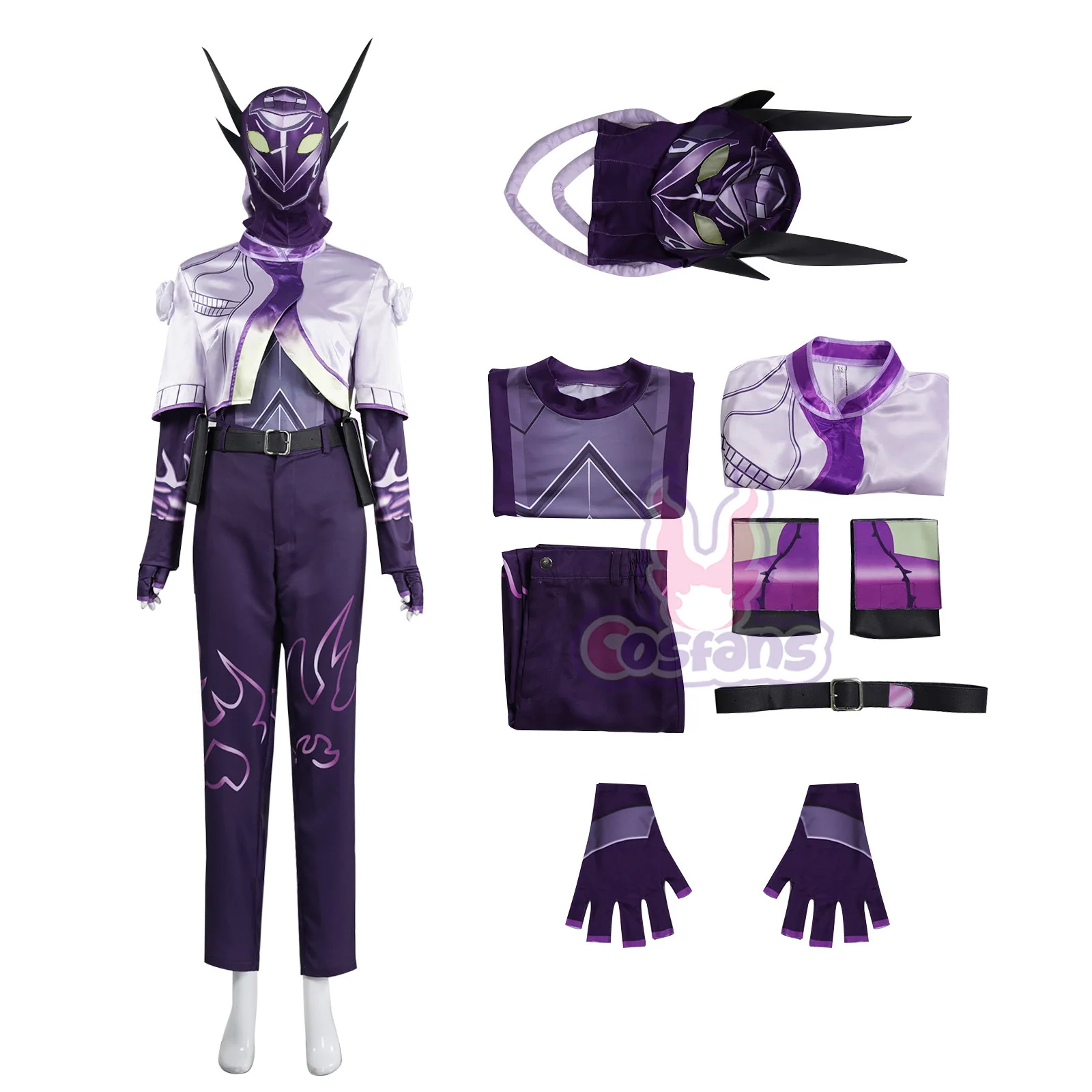 Valorant Vyse Cosplay Kostüm Anime Männer Halloween Party Outfit 2