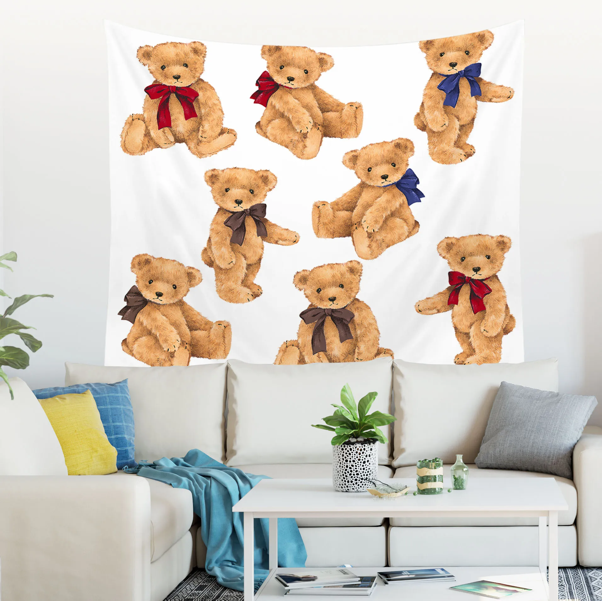 Tapestry Decor Cartoon Cat Tapestry for Home Decoration