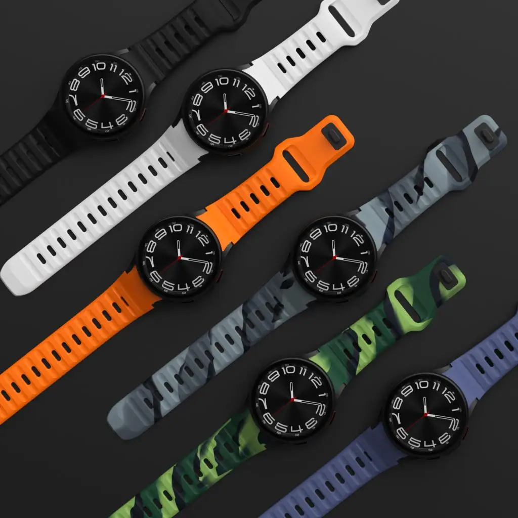 Premium Silicone Smartwatch Band - Versatile and Stylish Strap Replacement