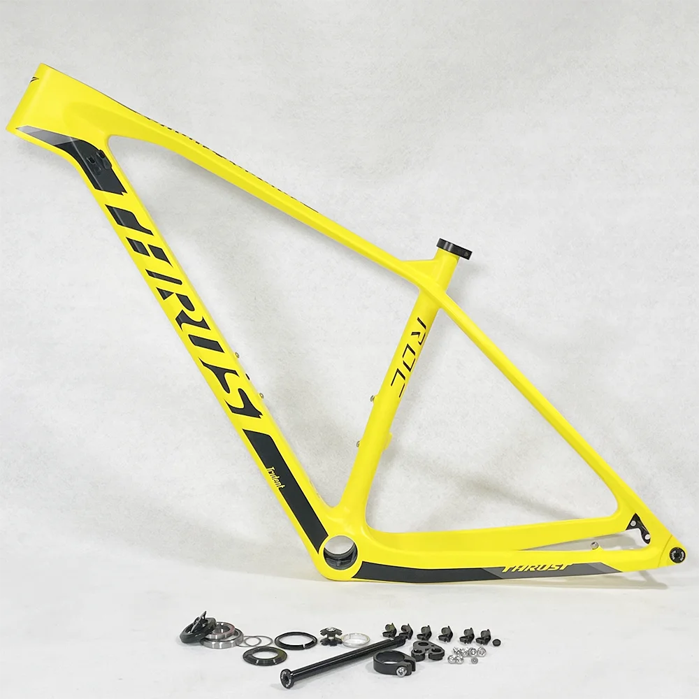 Bicycle Frame THRUST full carbon fiber boost frame mtb Outdoor Mountain bike accessories PF30 Frame 148*12 Maximum tire 2.35 hardtail mtb