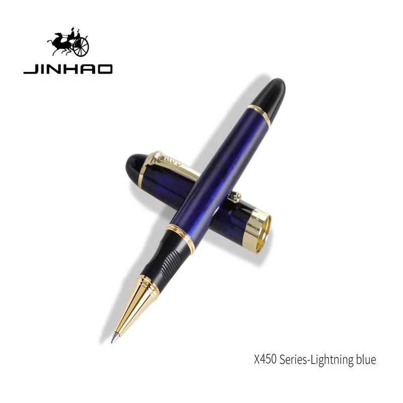 JINHAO X450 Klassische Kugelschreiber, luxuriöser Schreibstift mit 0,5 mm Spitze, Büro, Unterschrift, Schule, Kalligraphie, Schreibzubehör, Schreibwaren – Detail 10