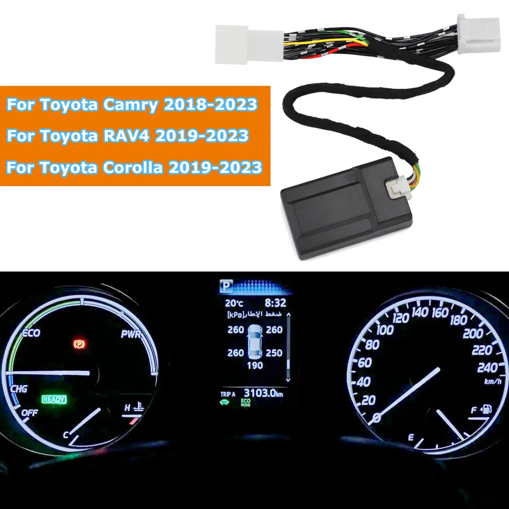 Ʈ ڵ TPMS Ÿ̾  LCD ÷, ڵ  溸, Ÿ̾ з , Ÿ ķ 2018-2023 RAV4 ڷѶ 2019