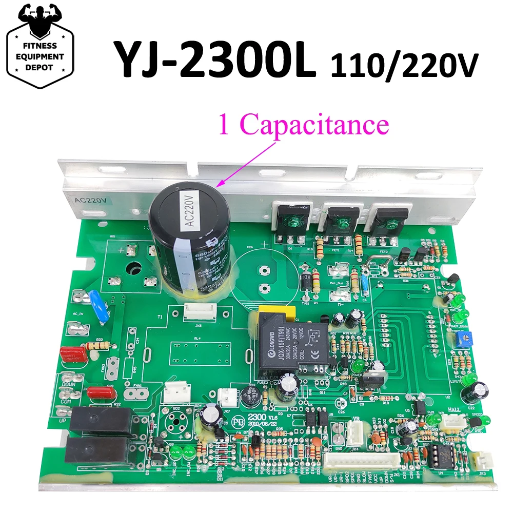 YJ2300L Treadmill Circuit Board AE0007V1.0 PAAE00070L for SOLE F63