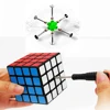 QiYi Sailing W 3x3x3 Speed Magic Neo Rubix Cube Black Professional 3x3 Cube Puzzle Educational Toys For Kids Gift 3x3 4