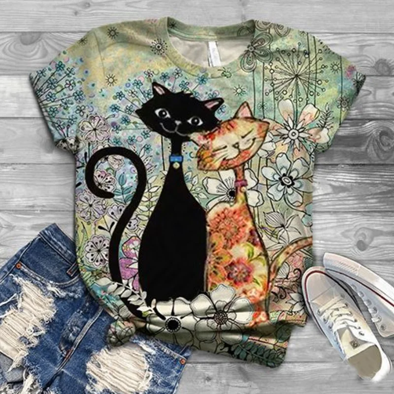 

Harajuku Shirt Women Fashion Short Sleeve Tshirts Summer 2022 Graphic Tees Tops Casual Comics Kawaii Clothes Tee Shirts Tops