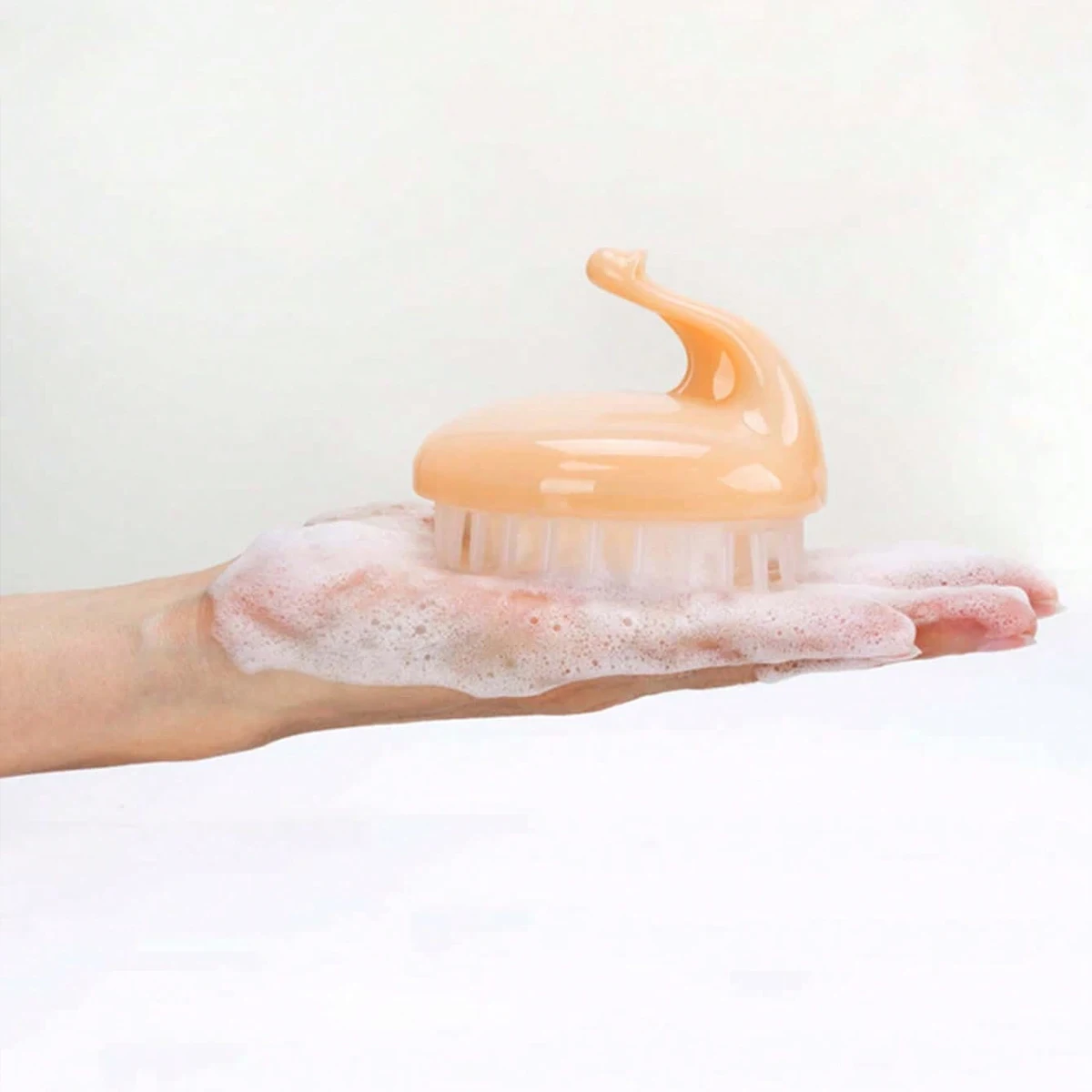 1pc-Soft Shampoo Brush Scalp Massager - Hair Cleaning
