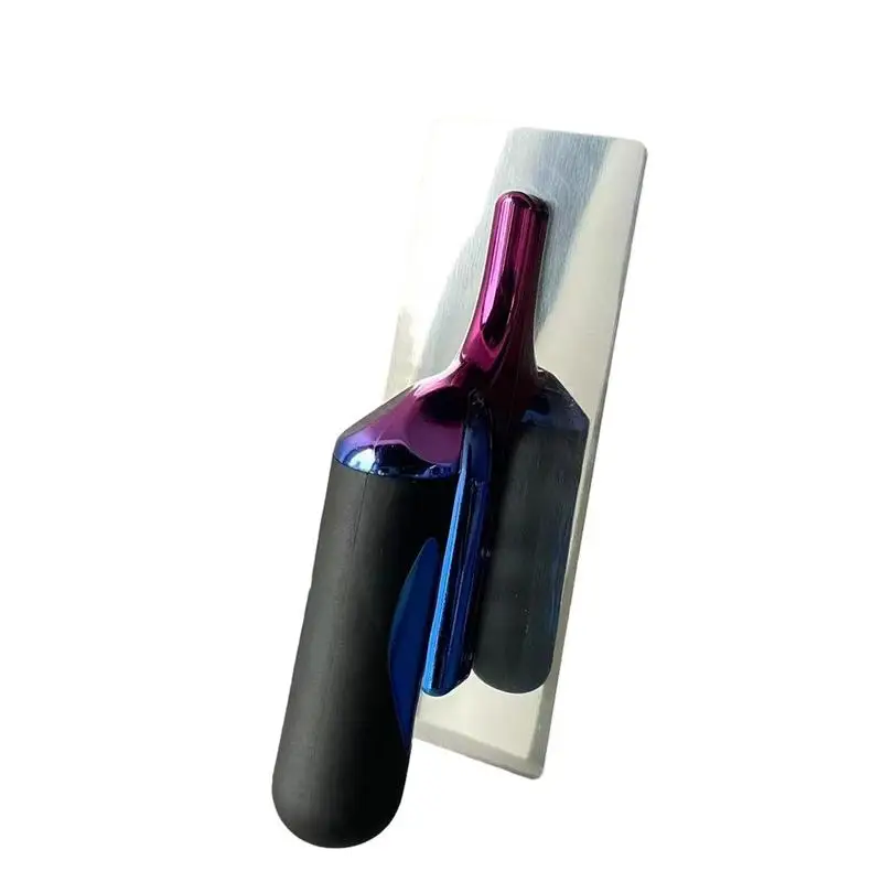 Stainless Steel Drywall Trowel Concrete Finishing Trowel With Colored Handle Durable Concrete Finishing Plaster