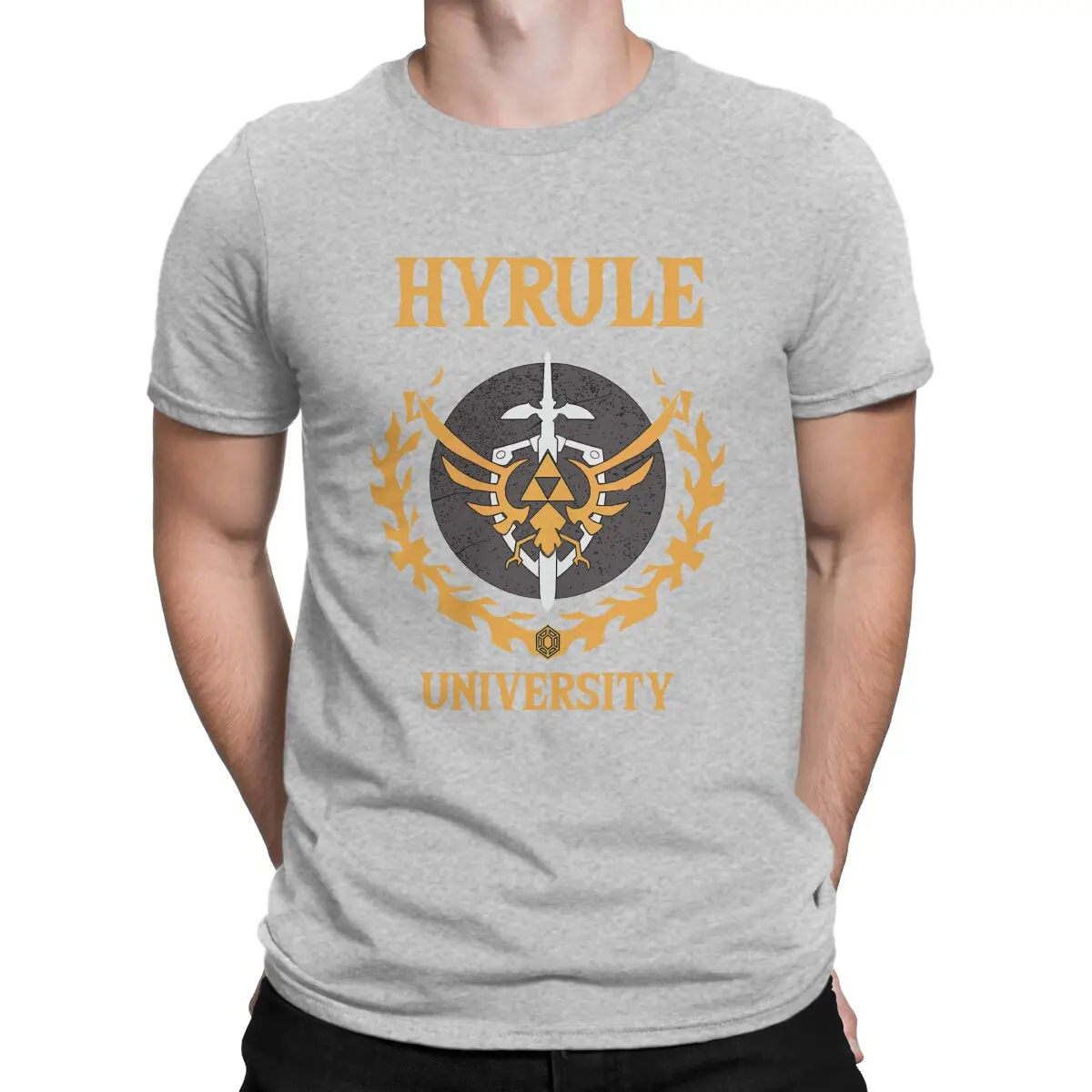 thumbnail image 1 of Camiseta única del equipo universitario de Hyrule, camiseta de Z-Zelda para adultos, 1 of 7