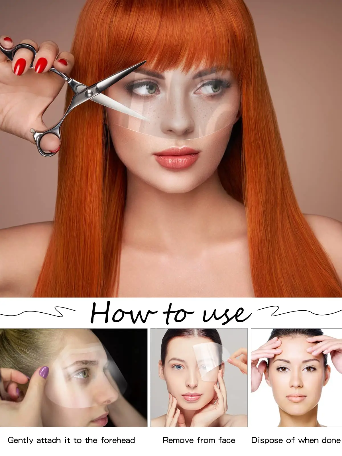 Barbershop 100 PCS Makeup Shower Face Shields Visors Disposable Masks for Hairspray Salon Supplies Hairdressing Tools Best Sellers In Beauty & Health