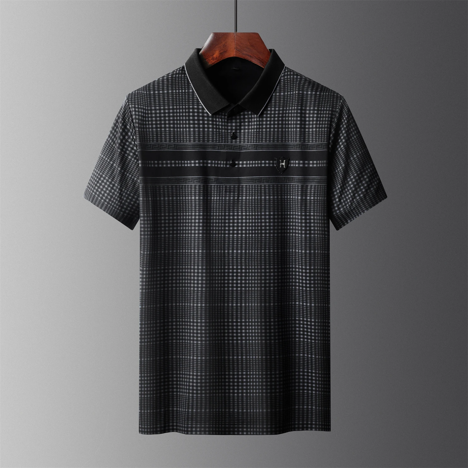 

Men's T-Shirt 2023 Summer New Polo Designer Luxury Brand British Top Lapel Embroidery Short Sleeve Fashion Casual Men's Clothing