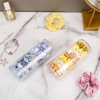 Acrylic Multifunctional Jewelry Container Cosmetic Makeup Cotton Pad Organizer Travel Cosmetic Storage Case Sundries Storage Box 2