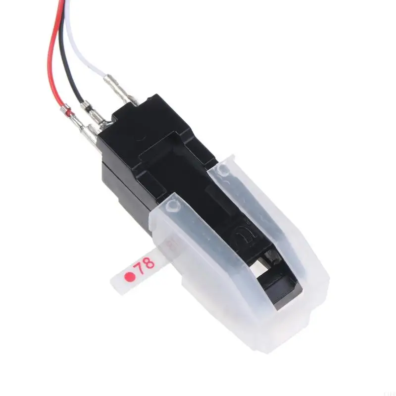 C1FE Phonograph Turntable Moving Cartridge 스타일러스 스트립 라인 비닐 바늘 더블 루비 및 사파르