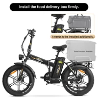 Vélo électrique tout-terrain pliable EMOKO C94 2026, moteur 750W, batterie lithium 48V/35AH, pneus larges 20 pouces pour adultes 4