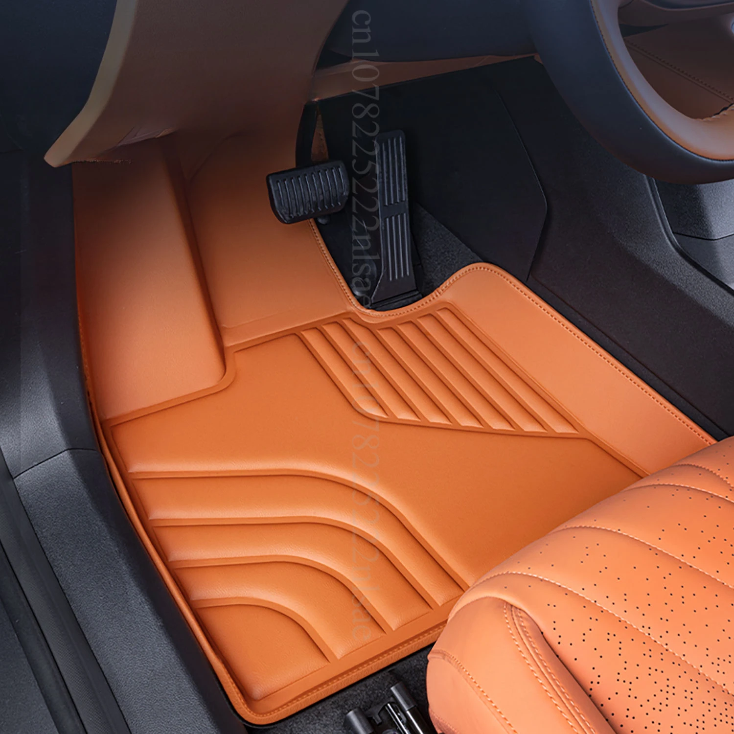 For Changan Deepal S7 S07 Car Floor Mats Fully All inclusive Car Floor Pad Leather Waterproof Foot Pads Interior Decoration