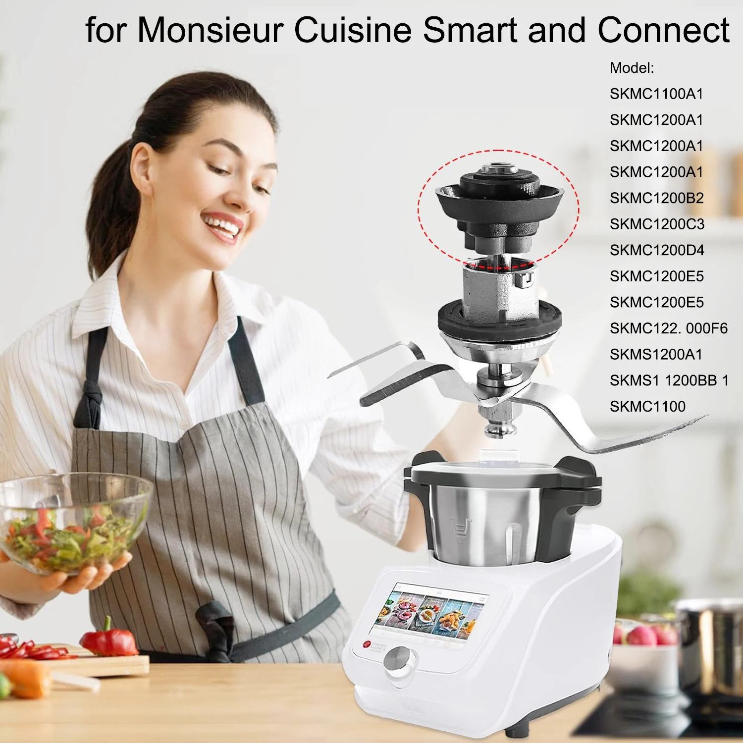 Courroie + Engrenage Pour Robot Monsieur Cuisine Connect/Plus/Smart Silvercrest LIDL