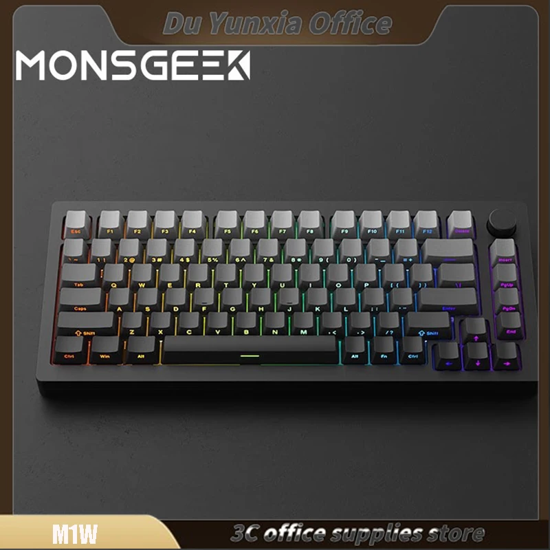 

Комплект механической клавиатуры Monsgeek M1w Sp, третий ложный осмотр, 75 готовых продуктов, индивидуальная Горячая вилка, для киберспорта, Rgb
