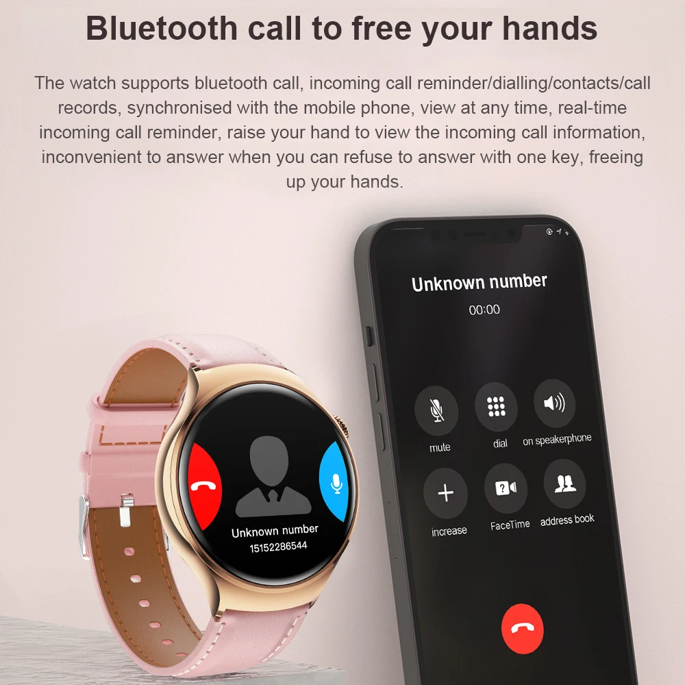 2025New GPS NFC Bluetooth Call Smartwatch Women Watch 4 mini Sports Track Heart Rate Oximetry Monitoring Health Smartwatch Woman 5