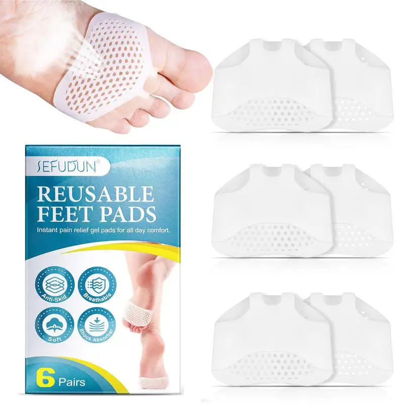 

Silicone Gel Pad Toe Separator Breathable Anti-slip Silicone Toe Cushion Protector Foot Supports Shoe Insoles For Overlapping