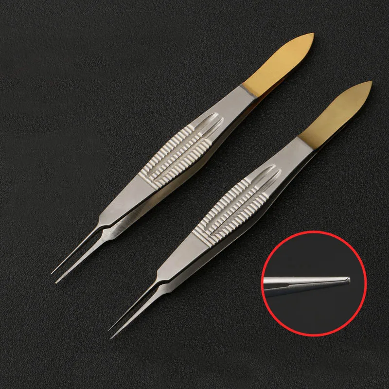 Рисунок 2 - Щипцы для глаз из нержавеющей стали с золотыми ручками