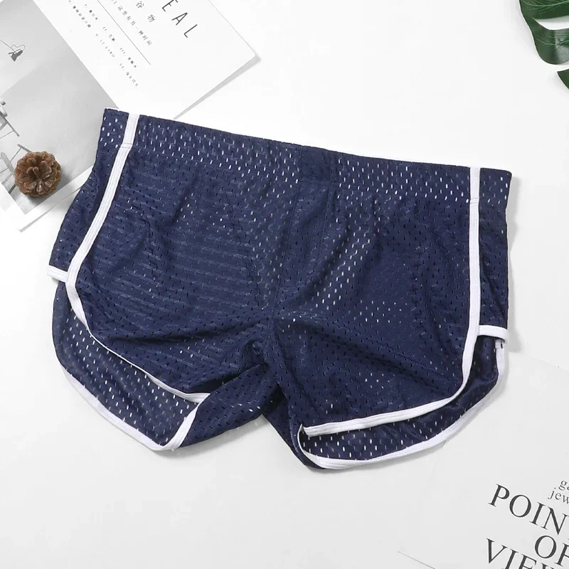 Men's Aloha pants-style ice-silk underwear. For boys in summer, suitable for teenagers. Boxer shorts, loose-fitting, with a uniq - 6