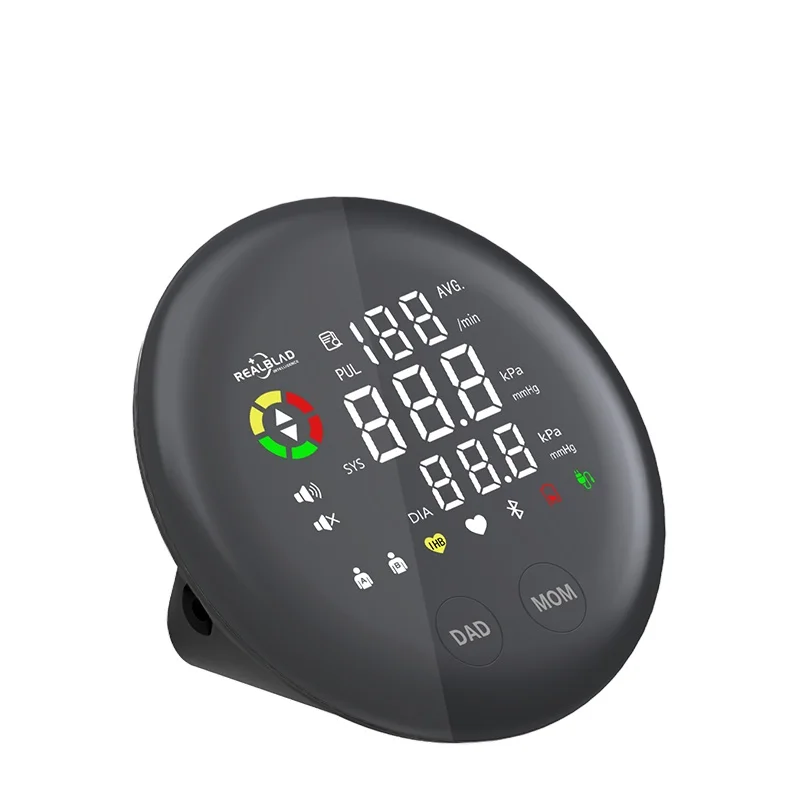 Portable LED Upper Arm Blood Pressure Monitor BP Monitor
