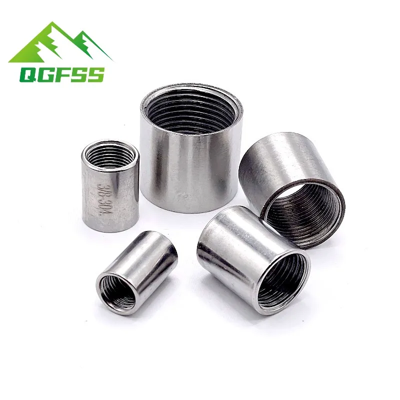 

304 Stainless Steel 1/8"1/4"1/2"3/8" 3/4" 1" 1-1/4" 1-1/2"BSP Female Threaded Pipe Fittings water gas connector adapter jointer