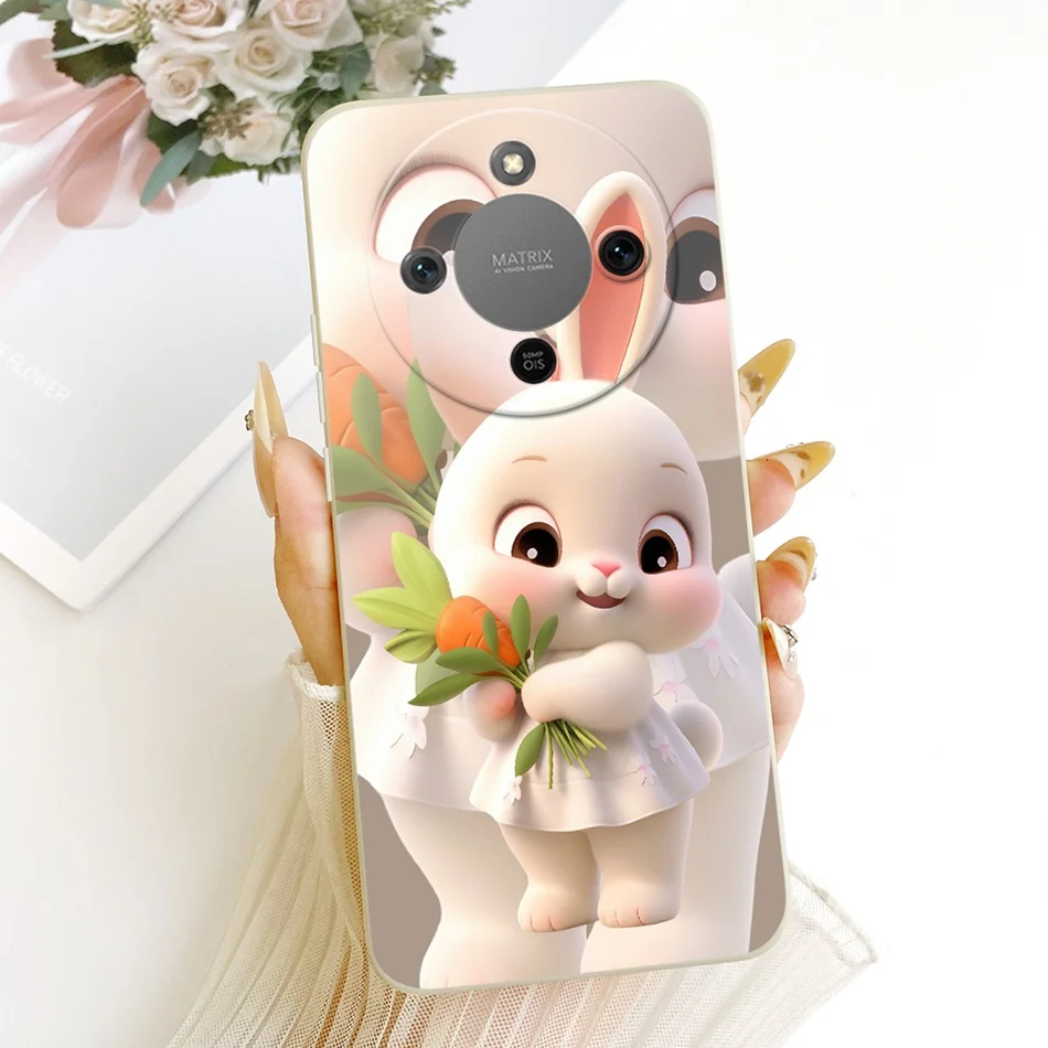 Cute Cat Flower Butterfly Cartoon Shockproof Soft Silicone Phone Case