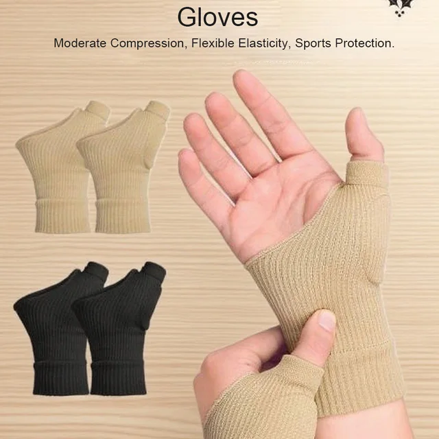 Sports Safety Wristband Elastic Bandage Wrist Guard Support Arthritis Sprain Band Carpal Protector Hand Shaping Sweatband 2