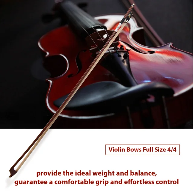 Archetto Violoncello Fibra Di Carbonio - Crine Mongolia Nero Per Suono Potente, 4/4