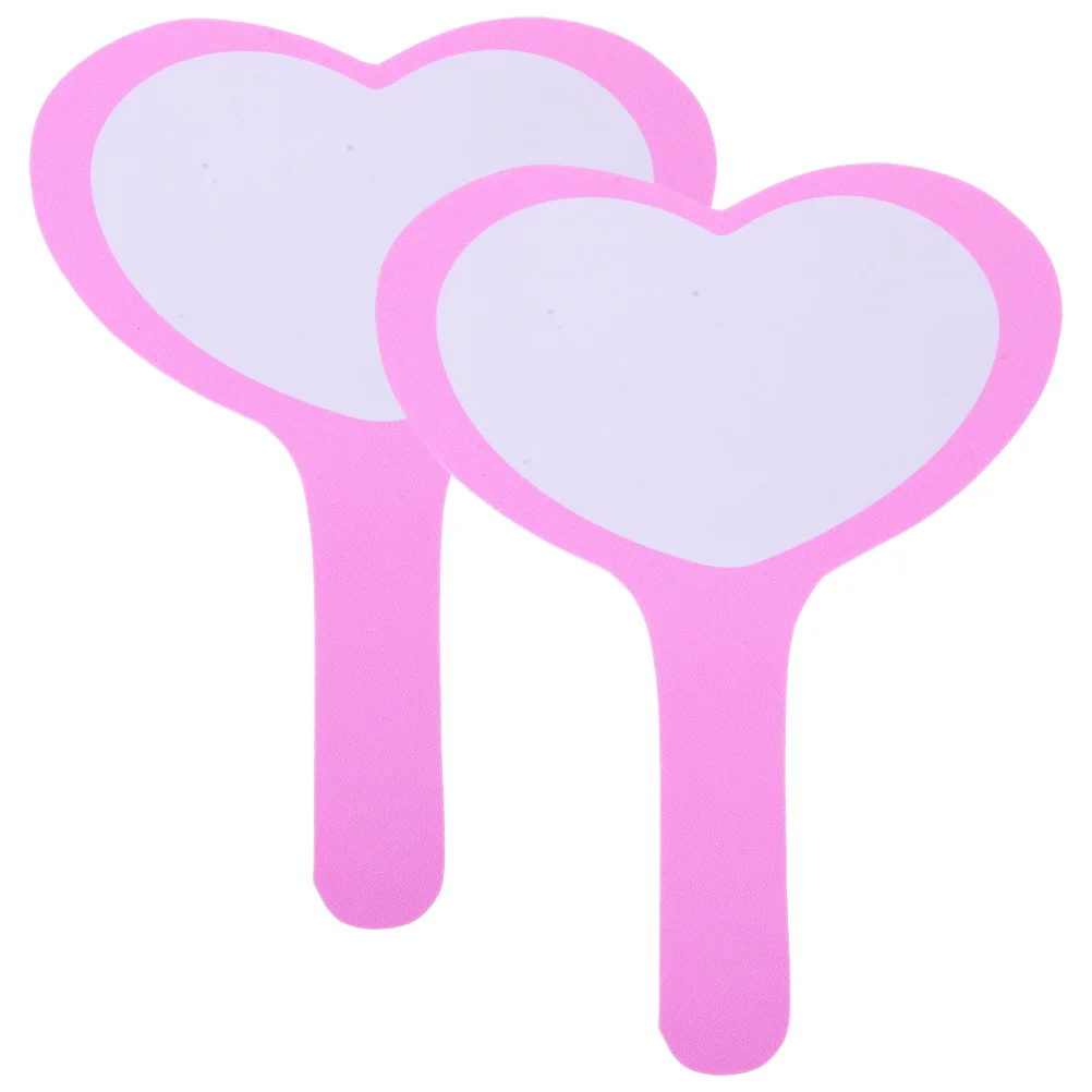 

Dry Erase Paddles Heart Shaped Foam Answer Board Hand Held White Board Auction Classroom Voting Teacher Supplies Violet