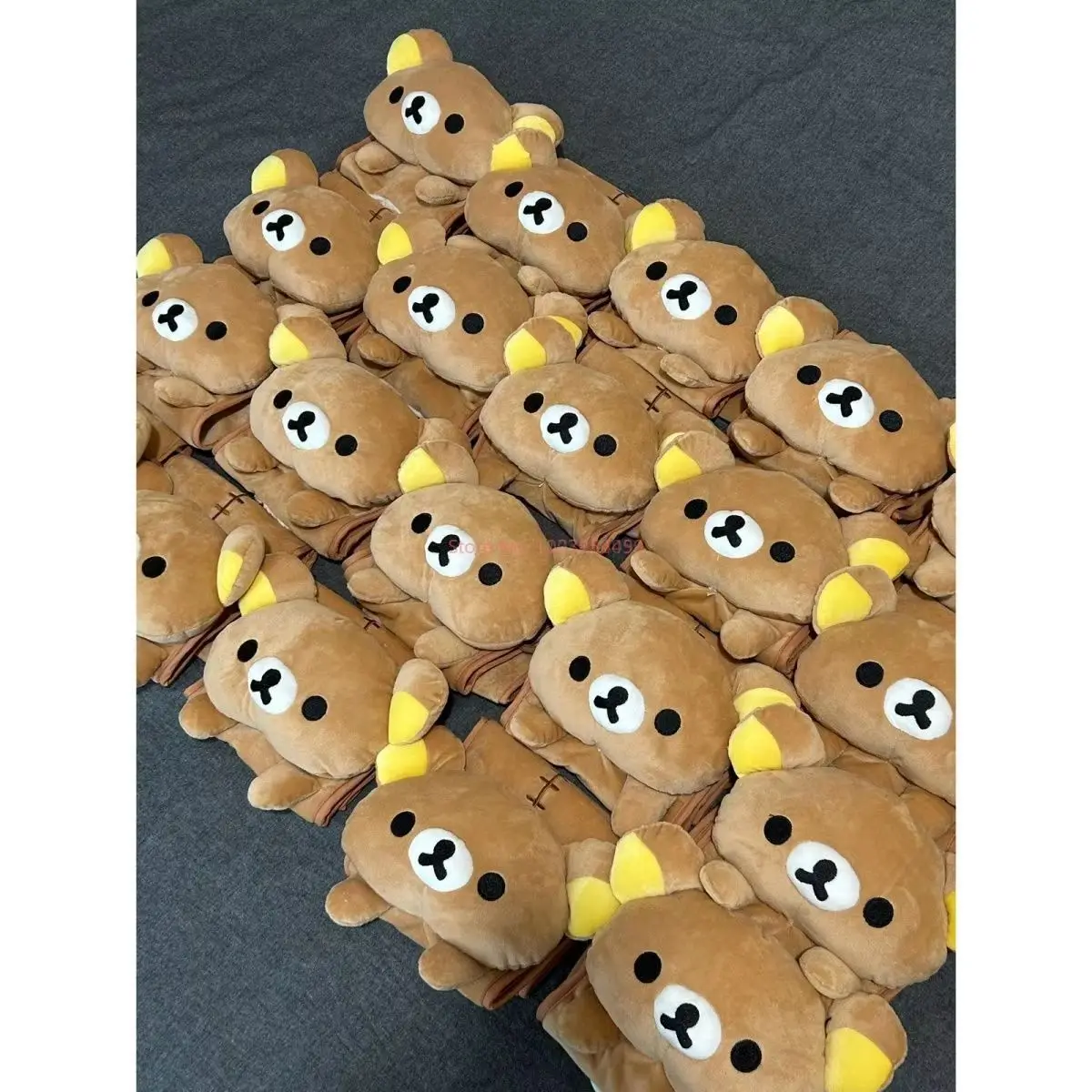Rilakkuma Wall Hanging Bag Cartoon Relaxbear Brother Door Hanging Large Capacity Kawaii Student Dormitory Sundries Storage wall hanging storage bag