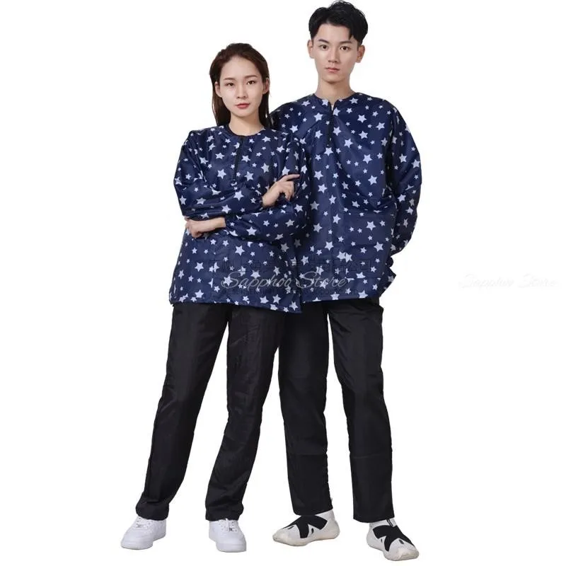 방수 애완 동물 미용사 작업복 별 개를위한 앞치마 고양이 애완 동물 미용 손질 가운 미용 가운 비 스틱 맞춤 로고