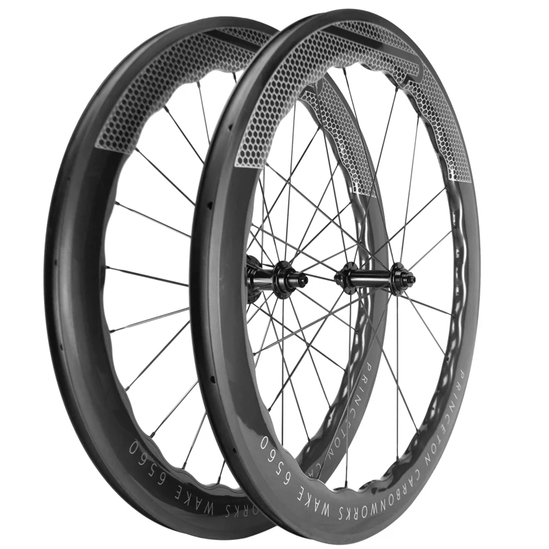 ロードバイクカーボンホイール、700Cディスクブレーキ、60-65mm