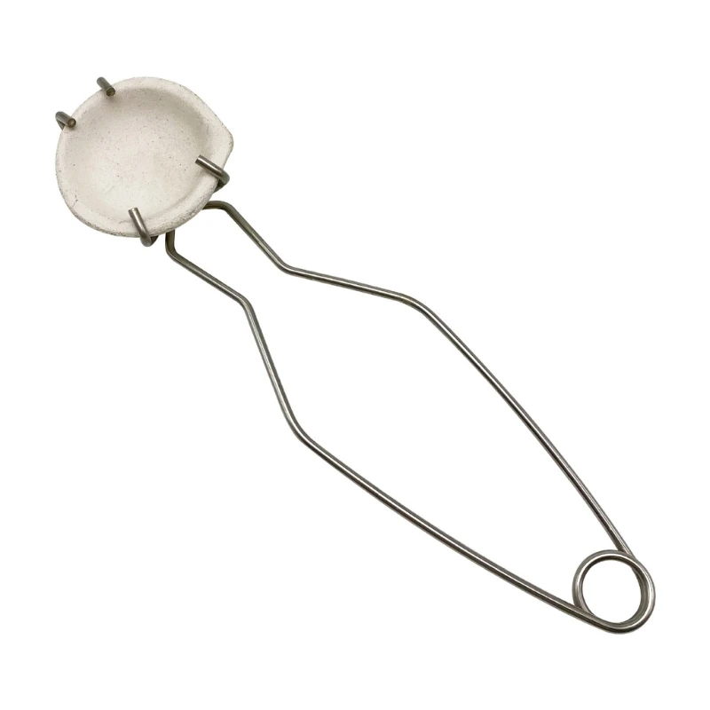Crogiolo Ciotola Frusta Per Sciogliere Argento E Oro Ceramica Crogiolo Piccola Pinza Frusta Per Sciogliere Oro Ghisa E Argento